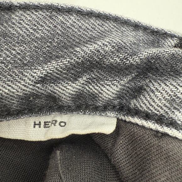 SLVRLAKE Hero Jeans Size 28 NWT Midnight Rider Distressed High Rise Fray Denim - Picture 7 of 16